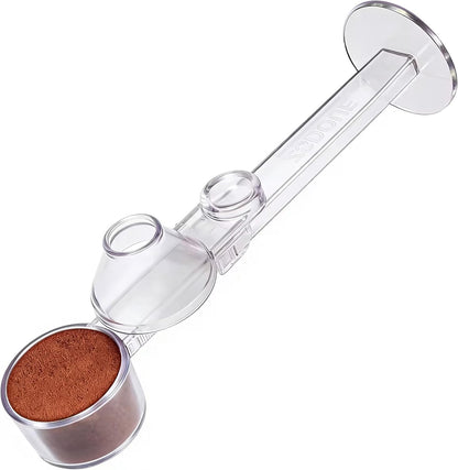 Coffee Scoop 2Tbsp & 51mm Espresso Tamper - BPA-Free PCTG Scoop Funnel,Precise for Coffee/Protein/Powder/Hot Cocoa,Fits K-Cups&Formula Dispensers(Natural,1Pack)