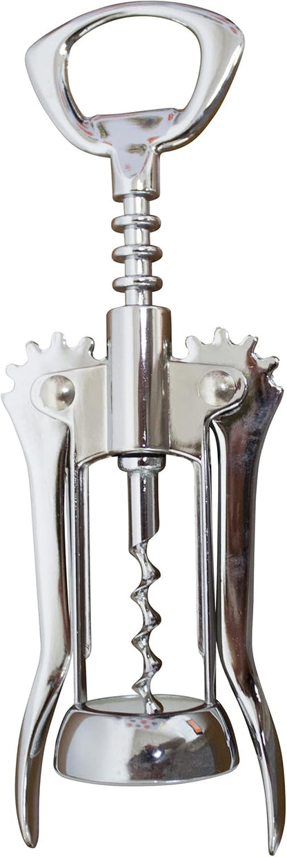IMUSA USA Winged Corkscrew for Wine and Beer Bottles