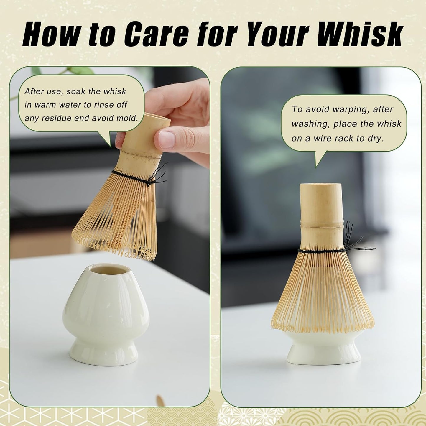 Clay&Fire Matcha Whisk Set, 9 pcs Ceramic Matcha Set, Gifts for Women,Matcha Bowl with Spout and Whisk, Matcha Kit for Matcha Lovers, Gift Mother's Day, Birthday, Anniversary