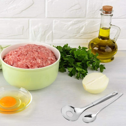 SHERCHPRY 2 Pcs Meatball Maker Cake Tools Meatball Spoon Household Tools None- Stick Meat Ballers Meat Spoon Maker Melon Baller Kitchen Ware Kitchen Gadget Meatball Scoop Meatballs Fruit