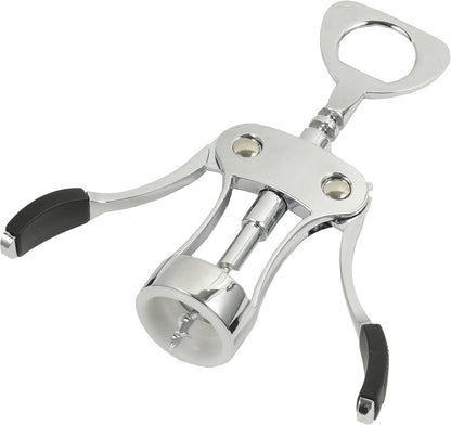 Pearl Metal C-3719 Domaine Ruti Wing Drill Corkscrew, Black
