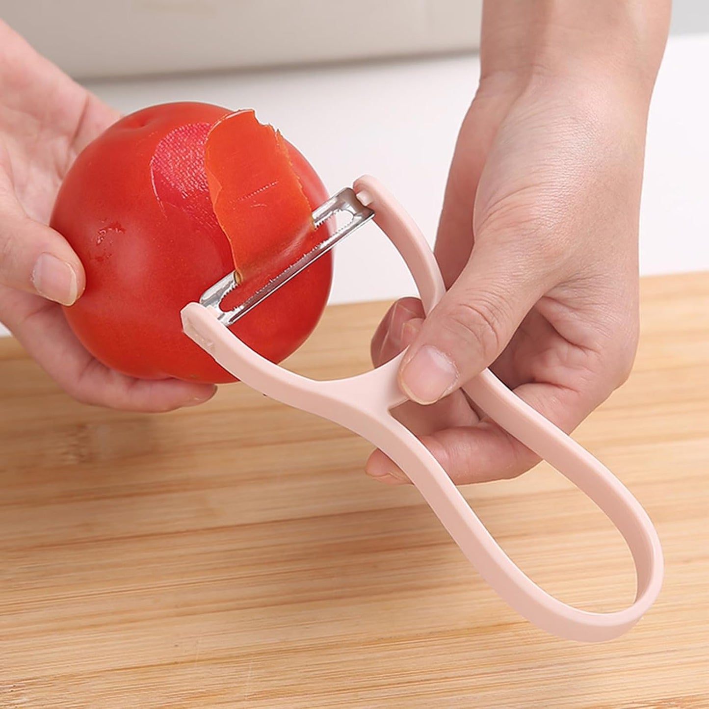 Vegetable Peeler with Straight and Julienne Peeler, Potato Peelers for Kitchen, Y Peeler Stainless Steel Blade for Carrot Fruit Apple Cucumber Veggie, 8Pcs in 4 Set