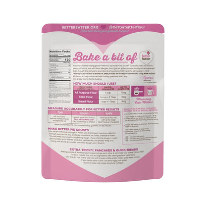 Better Batter Original Blend Multipurpose Gluten Free Flour 2.5lb – Certified GFCO, Vegan, Kosher, Non-GMO – Top 9 Allergen Free, Award Winning Cup-for-Cup Baking Alternative to Regular Wheat Flour