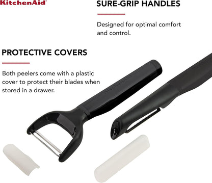KitchenAid Universal Euro Y Peeler, Set Of 2, Aqua