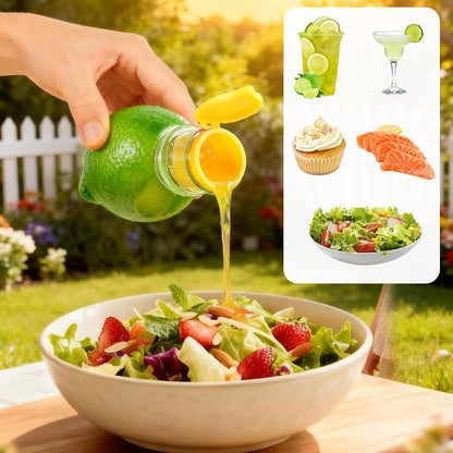 4 Pcs Lemon Squeezer, Manual Lemon Juicer Portable Heavy Duty Plastic Lime Juicer Easy to Clean Lime Squeezer Bar Tool for Cocktails Cooking Drinks