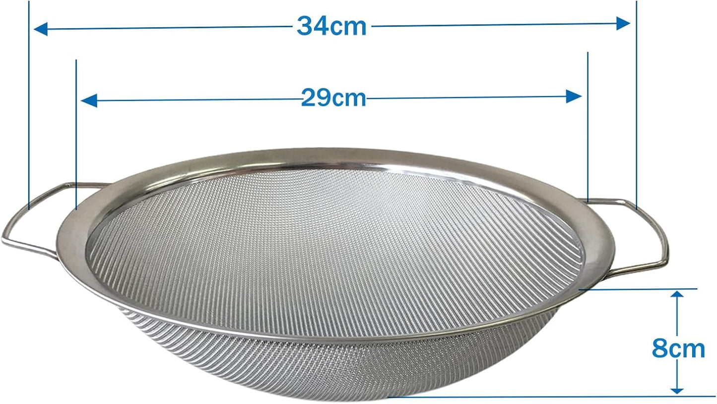 Stainless Steel 60 Mesh Paint Strainer Fits Nicely Over a 5 Gallon Bucket and Filters Out Particulates From Almost Any Liquid, Easy to Use and Clean (1PCS)