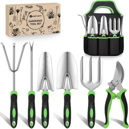 Yesker Pruning Shears Garden Shears 7.8" Professional Garden Scissors Sharp 65 Manganese Steel Blade Heavy Duty Clippers Hand Pruners for Cutting Fresh Flowers Branch Plant Trimming Gardening Tools
