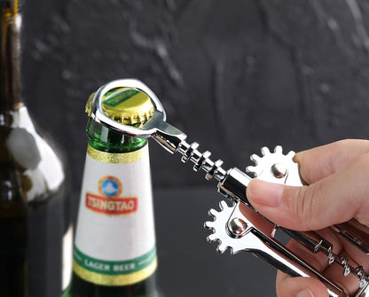 New Star Foodservice 48209 Zinc Alloy Wing Corkscrew, 7-Inch