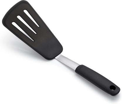 OXO Good Grips Silicone Flexible Omelet Turner,Black