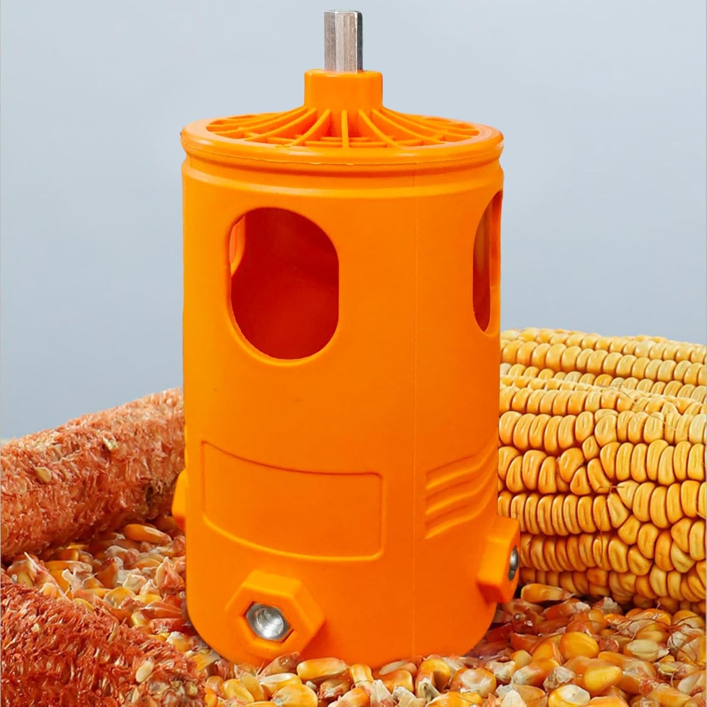 Corn Peel Thresher Corn Stripper Highly Efficiency Saving Corn COB Remover Manual Durable Use with Electric Drill Universal with Gloves Labor