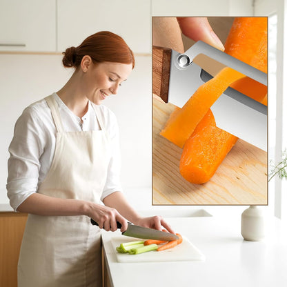 Premium Vegetable Peeler, 2026 New 2 in 1 Multi Functional Vegetable Peeler with Bottle Opener and Wooden Handle Stainless Steel Blade Kitchen Tool(2PCS)