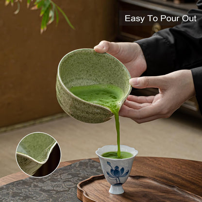 Matcha Set, Matcha Whisk Set Includes Matcha Bowl and Whisk, Whisk Holder, Sifter, Scoop, Spoon Holder, Tea Towel- 7pcs Perfect Matcha Kit for Matcha Tea Ceremony