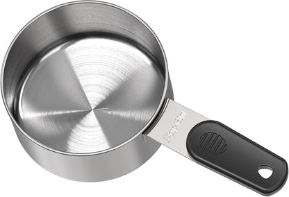 DOTINGHUX 1/3 Cup Magnetic Grips Stainless Steel Measuring Cup -1PCS