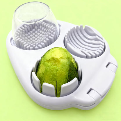 Egg slicers 3-in-1 Stainless Steel Egg Cutter, Multipurpose 3-Way Cutter for Hard Boiled Eggs, Strawberry, Tomato, Mushroom & More