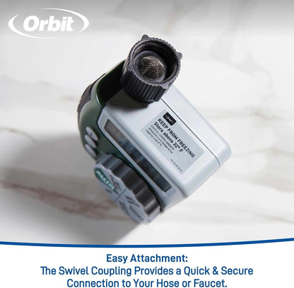 Orbit 62067 1-Outlet Programmable Digital Hose Watering Timer, 2-Pack