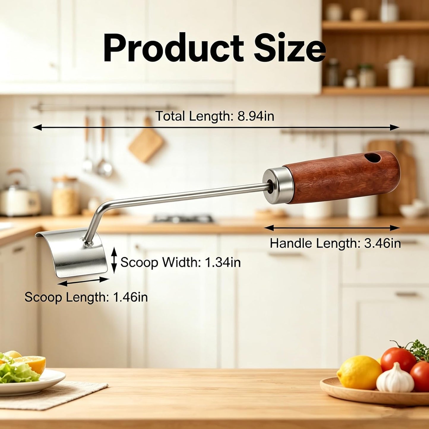 2Pcs Corn Peeler 2026 Upgrade, 304 Stainless Steel Curved Blade Corn Cob Stripper with Wooden Handle, Ergonomic Kernel Remover for Fresh, Cooked, or Frozen Corn