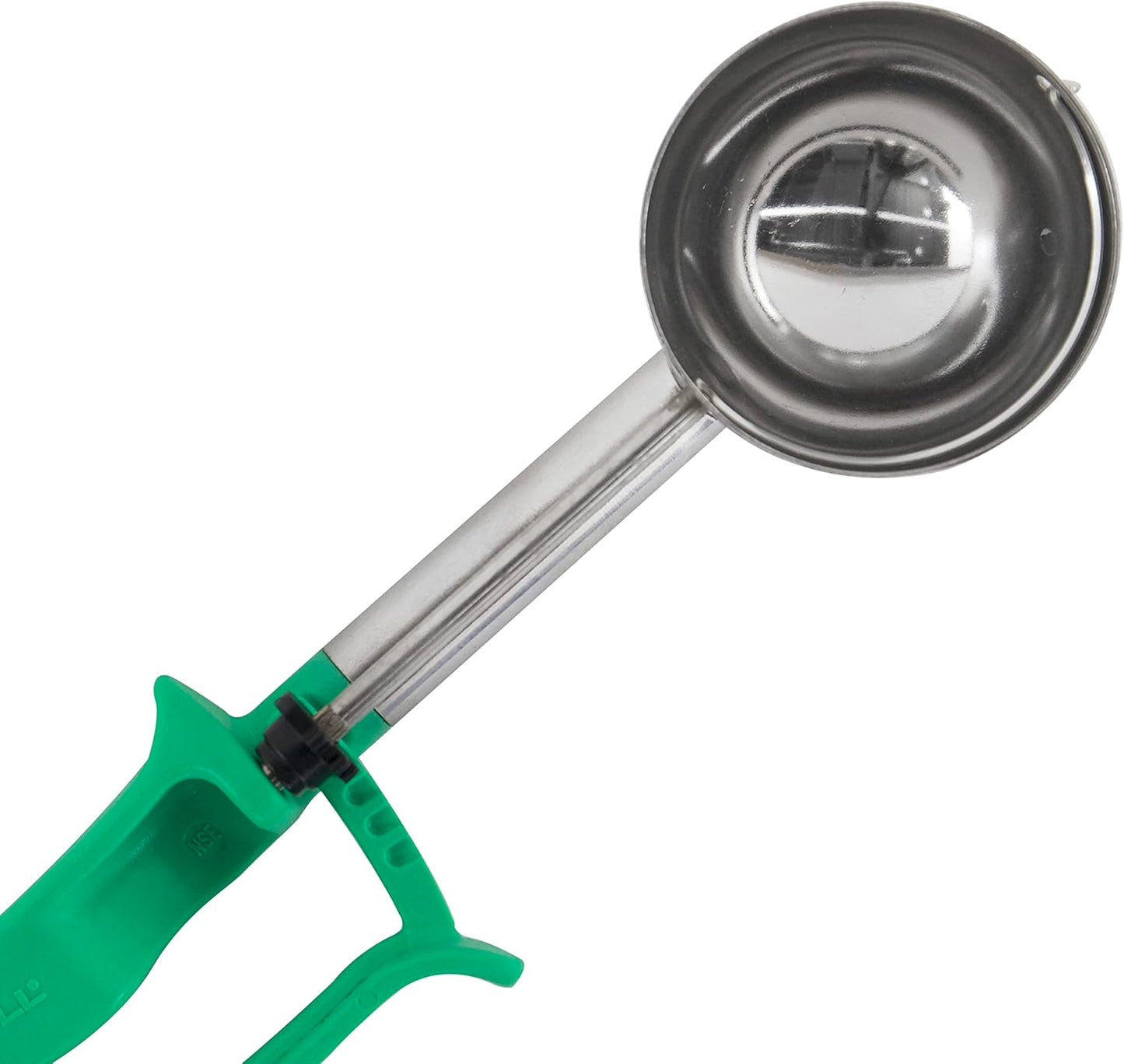 Zeroll Universal Extended Length EZ Disher Food Portion Control Scoop Designed for Right or Left Hand Use Dishwasher Safe, 1 3/4-Inch, Black