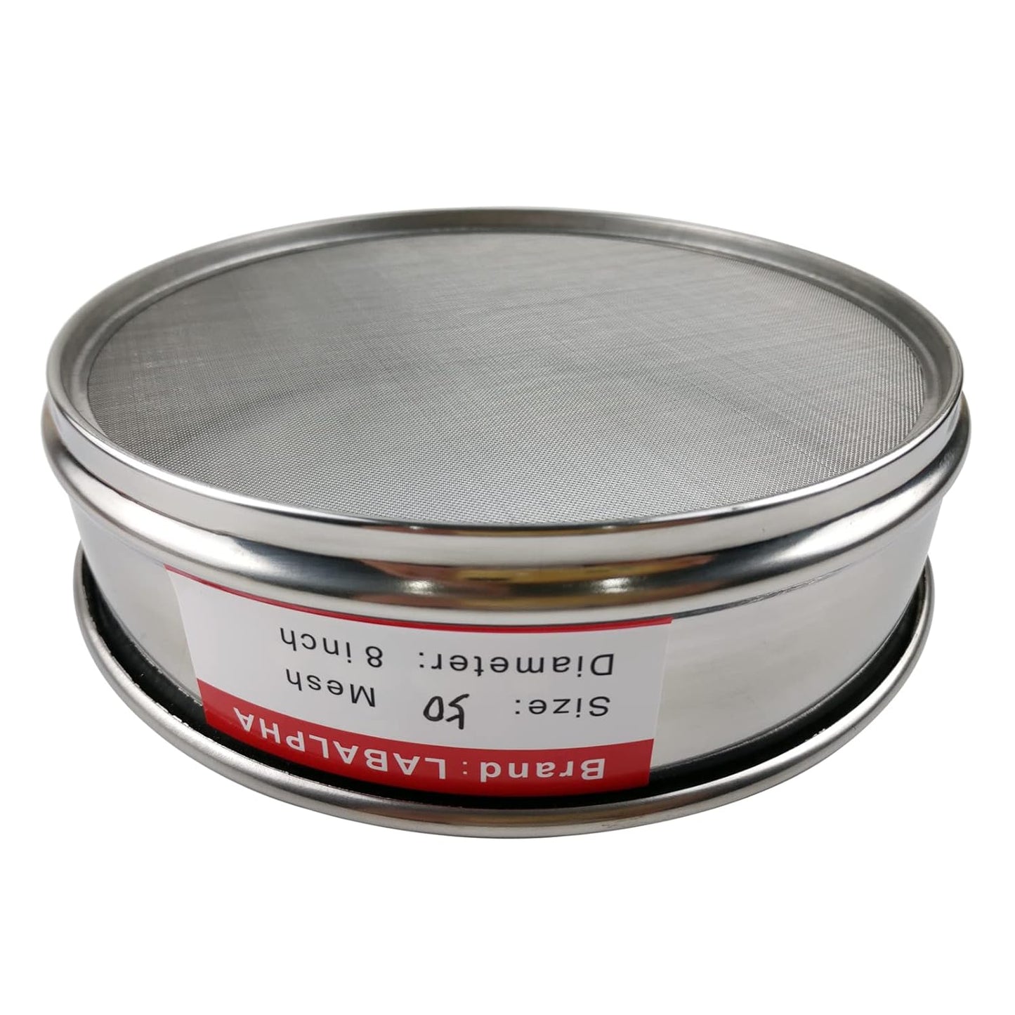 LABALPHA 120 Mesh Lab Sieves, #120 Mesh Test Sieve, 8'' Diameter, 304 Stainless Steel Wire Cloth (0.125mm)
