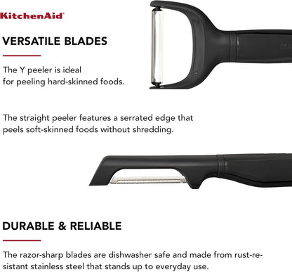 KitchenAid Universal Euro Y Peeler, Set Of 2, Aqua
