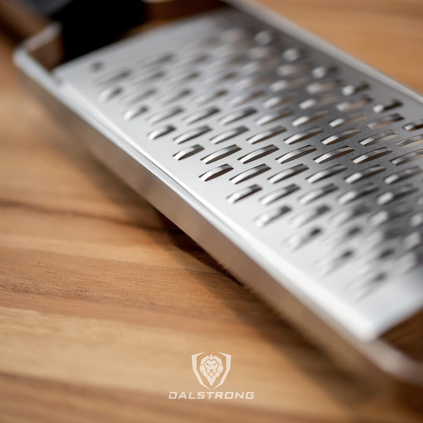 Dalstrong Professional Wide Cheese Grater - Ribbon - #304 Stainless Steel Blade - G10 Handle Kitchen Shredder - w/Blade Cover - Medium/Soft Cheese, Chocolate, Citrus, Root Vegetables - NSF Certified