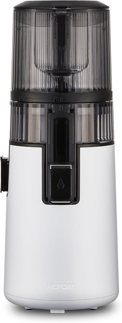 Hurom H70 Cold Press Juicer Machine, Easy to Clean Masticating Slow Juicer, Ideal Balance of Size and Function, Compact, Strainer Free, Self Feeding, Hands Free, with Wide Mouth Hopper (Black)
