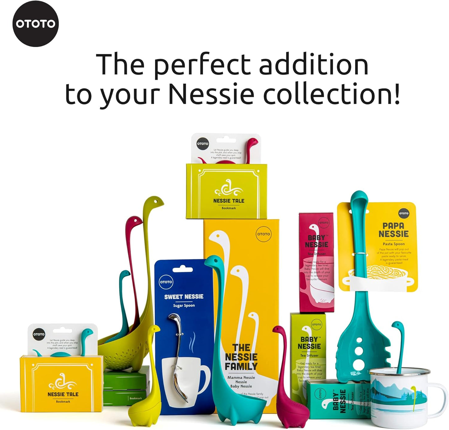 OTOTO The Original Nessie Ladle - Soup Ladle, Cute Gifts, Funny Kitchen Gadgets, Loch Ness design, Cooking Gifts for Mom - Cute and Practical Kitchen Utensils - Unique Gifts for Women