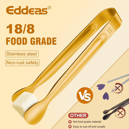 Tongs For Cooking - Heat Resistant 600 Degrees Stainless Steel Kitchen Tong,Heavy Duty Metal Locking Tongs - Perfect for Food,Salad and BBQ set of 3 (7",9" and 12") Dishwasher