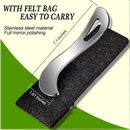 BYYDDIY Stainless Steel Gua Sha Muscle Scraper Tool,Scar Tissue Tool,Physical Therapy Tools,Muscle Scraping Tool,Guasha Massage Scraper,IASTM Tools,Skin Scraping Tool,Soft Tissue Massage Tool