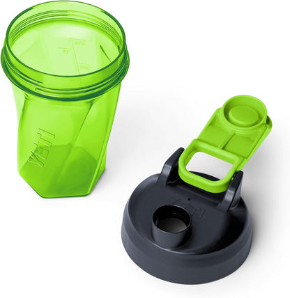 YETI Yonder Helimix Vortex Blender Shaker Bottle Holds up to 20oz | No Blending Ball or Whisk | USA Made | Portable Pre Workout Whey Protein Drink Shaker Cup | Dishwasher Safe, Clear