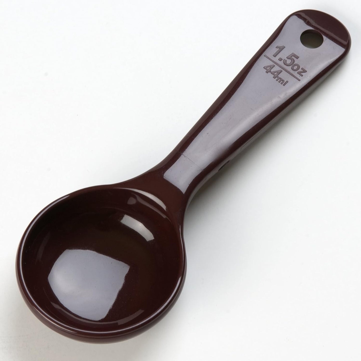 Carlisle FoodService Products 492104 Measure Miser Solid Measuring Spoon with Short Handle, 1 Ounce, Yellow