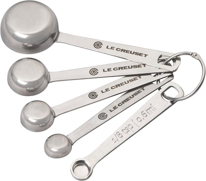 Le Creuset Stainless Steel Measuring Spoons, Set of 5
