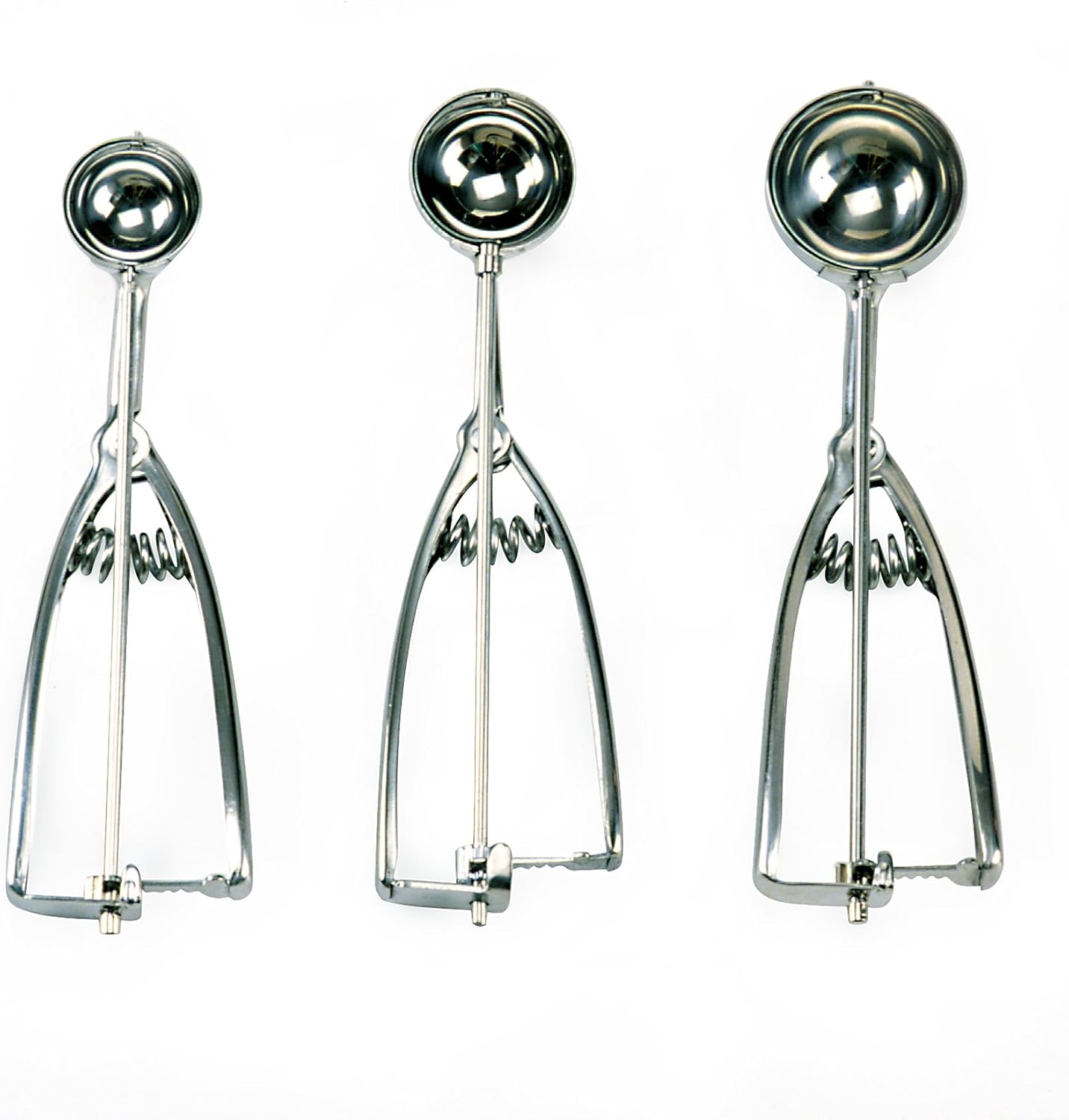 Norpro Stainless Steel Cookie Scoops, Set of 3