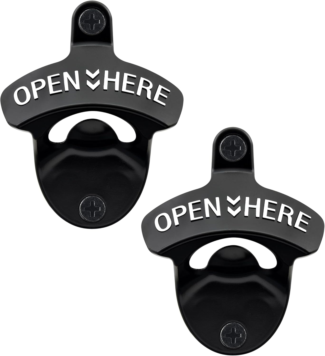 Vintage Copper Bottle Cap Opener Wall Mount, Retro Beer Bottle Opener with Screws for Homes Kitchen (Pack of 2)