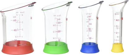 OXO Good Grips 4-Piece Mini Measuring Beaker Set