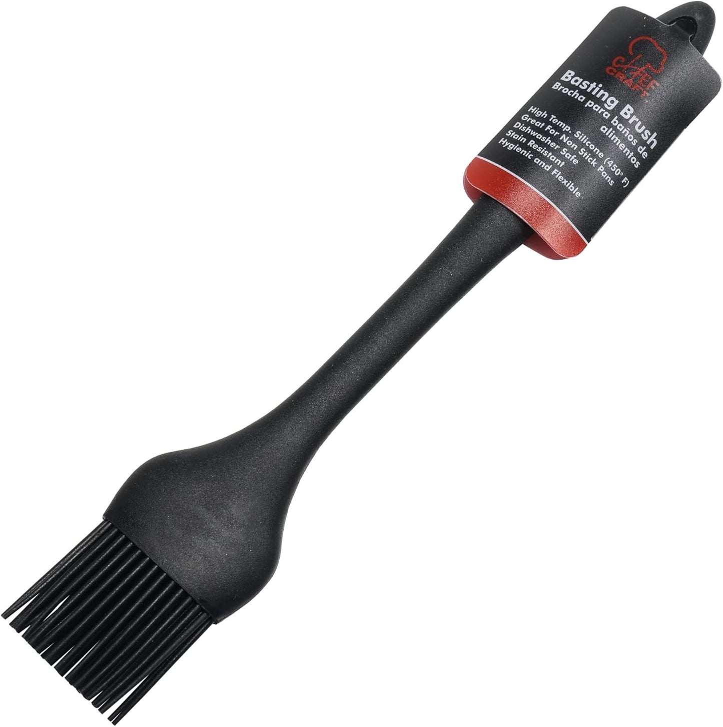 Chef Craft Premium Silicone Basting Brush, 10.25 inch, Pink