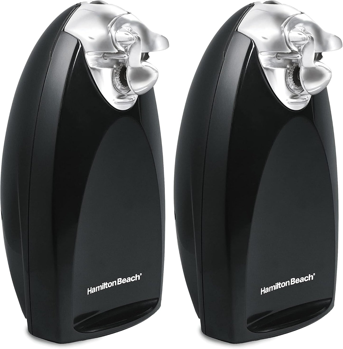 Hamilton Beach Electric Automatic Can Opener with Auto Shutoff, Knife Sharpener, Cord Storage, and SureCut Patented Technology, Extra-Tall, Red