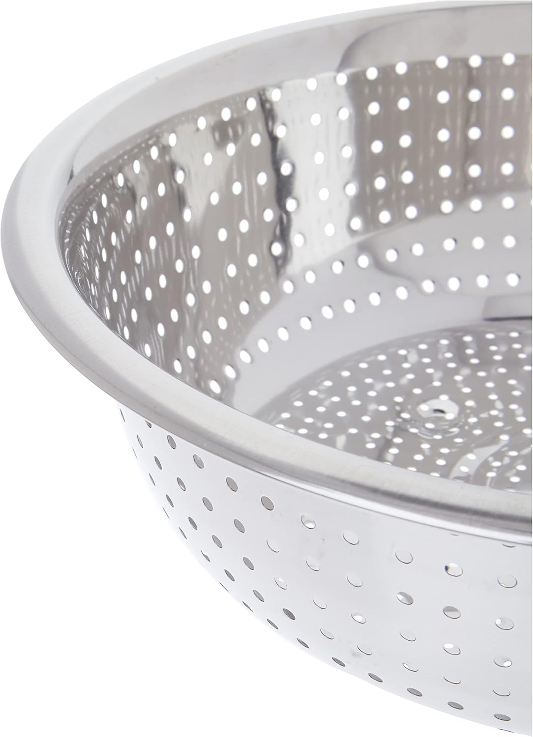 Winco Aluminum Colander with Base, 8-Quart, Medium