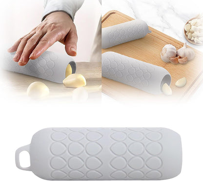 2024 Silicone Garlic Peeler,Garlic Skin Remover Roller Tube,Easy Quick to Peeled Garlic Cloves Roller Tube,Useful Garlic Peeling Kitchen Tool (2PC)