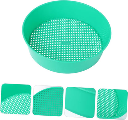 Bonsai Tools DIY Tools Mining Sand Sifter Mesh Filter Sifter Plastic Sand Grader Dispenser Gardening Supplies Stone Riddle Plastic Sieve Light