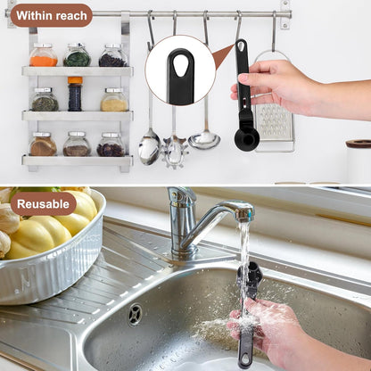 Palksky Coffee Scoop & Funnel for Reusable K Cup Refillable Coffee Pods, 2 Tablespoon Slide Coffee Measuring Funnel Scooper,1PCS