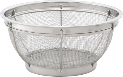HIC Harold Import Co. Kitchen Perforated Colander with Handles, 18/8 Stainless Steel, 8.5 Inches