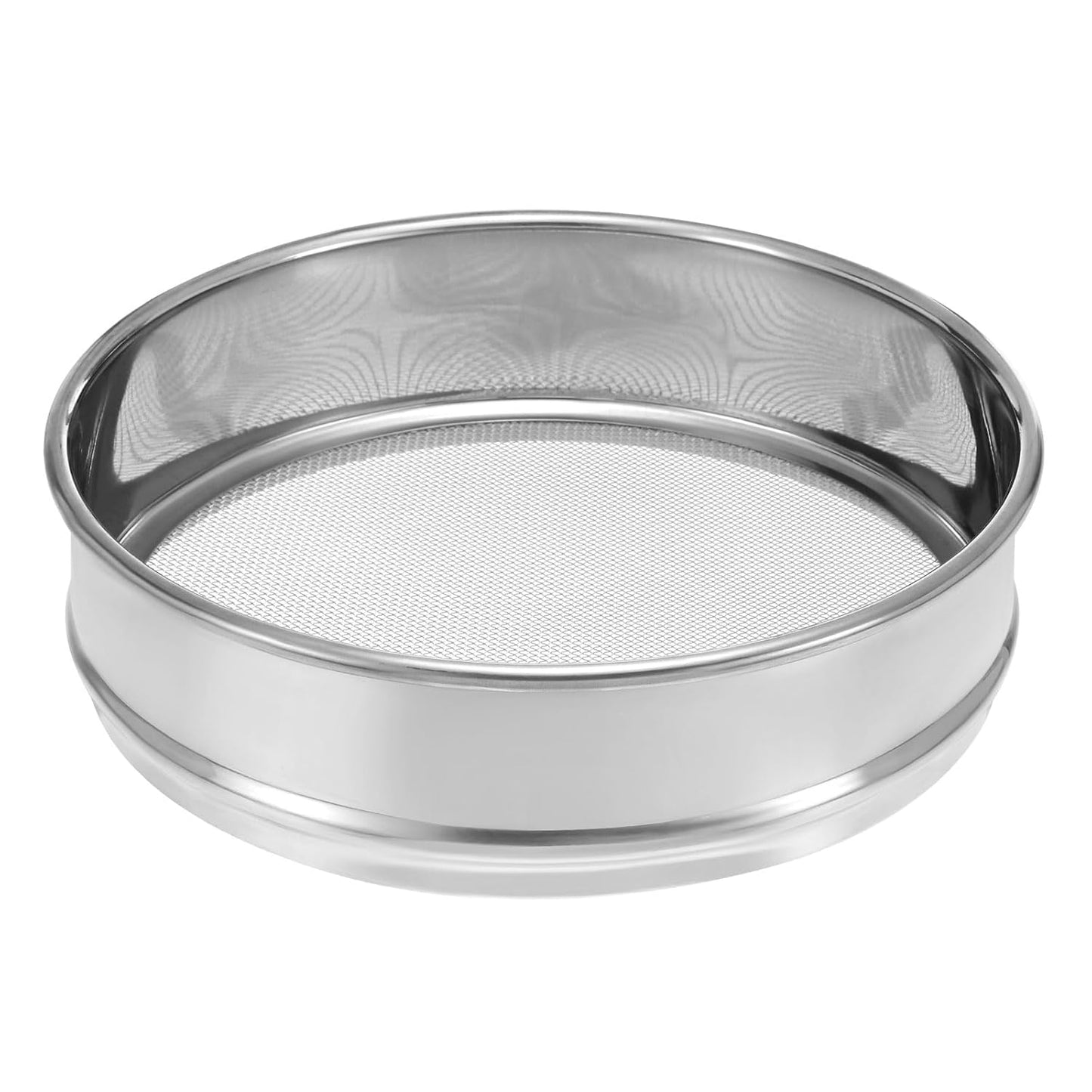 PATIKIL 40 Mesh Lab Sieve, 8" Diameter Test Sieve 304 Stainless Steel Wire Cloth (0.45mm) for Industrial Laboratory - Colors A