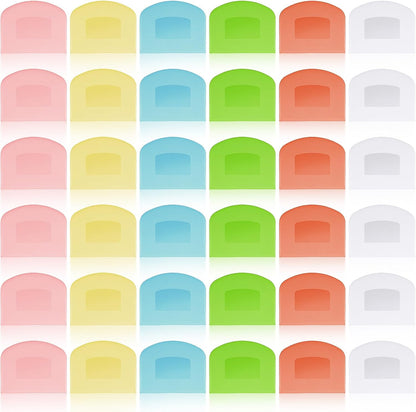 36 Pcs Food Scraper, Flexible Dough Scraper, Multifunctional Kitchen Scrapers Tool, Bread Dough Cutter, Cake Smoother for Icing,