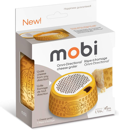 MOBI Parmesan Cheese Wheel Grater and Storage, 7-inches