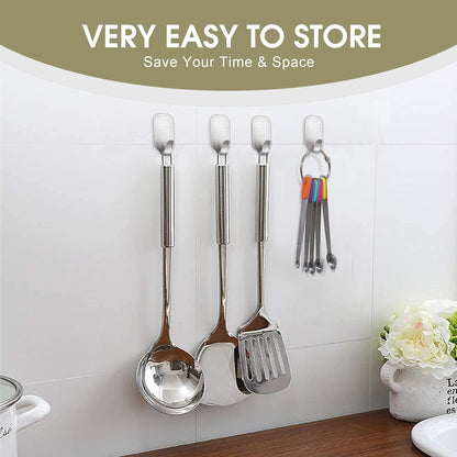 Mini Measuring Spoons Set, Tiny Stainless Steel Measure Teaspoons with Black Silicone Handle, Suitable for Small Amount of Dry or Liquid Ingredients and Spices (1/64, 1/32, 1/16, 1/8, 1/4 tsp)
