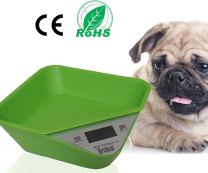 Digital Kitchen Food Scale Multifunction Electronic Food Scales with Removable Bowl Max 11lb/5kg