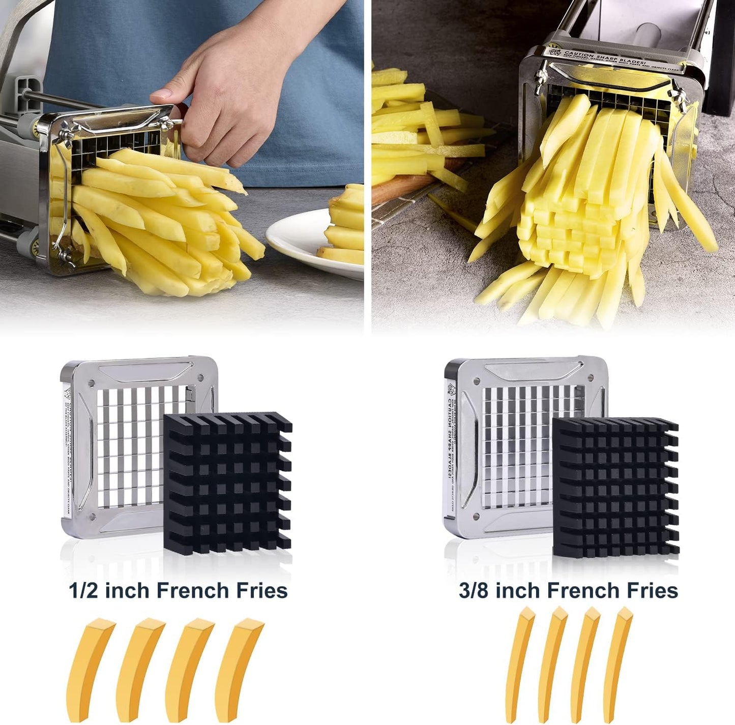Sopito French Fry Cutter Replacement Blade for V6, 1/4 Inch