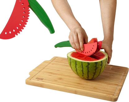 Kuhn Rikon Original Melon Knife Color, Red/Green