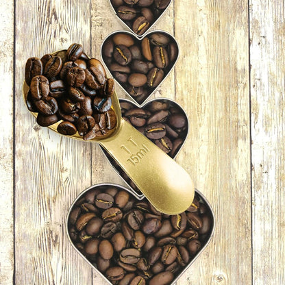 1 Pack Coffee Scoop, 2 Tablespoon, Stainless Steel Measuring Spoons for Ground Coffee, Sugar, Protein Powder, Tea Leaves (1, Silver, 30 ml)