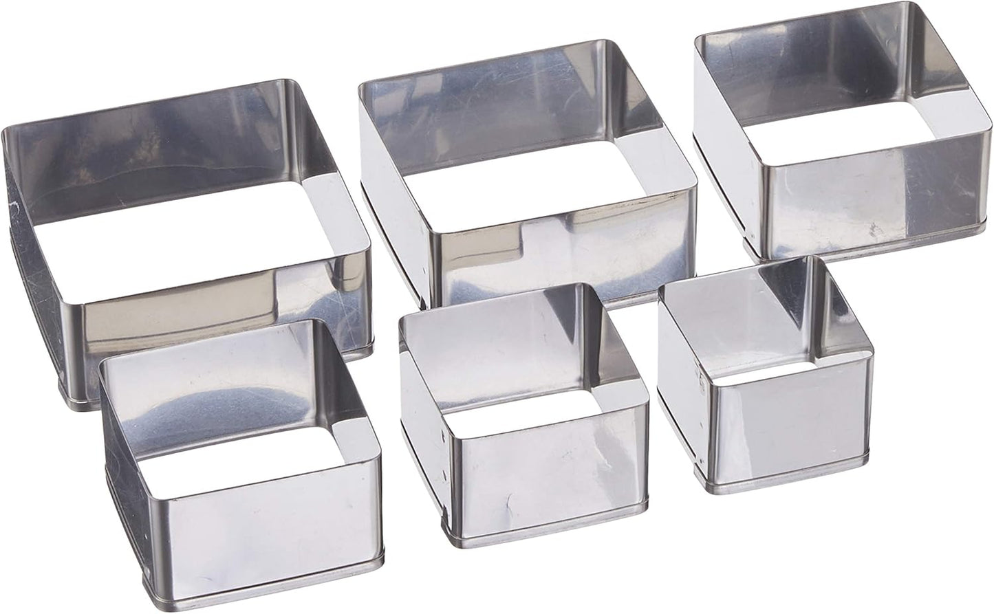 Ateco Plain Edge Round Cutters in Graduated Sizes, Stainless Steel, 11 Pc Set